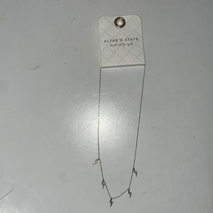 Gold Altar’d State Lightning Bolt Necklace